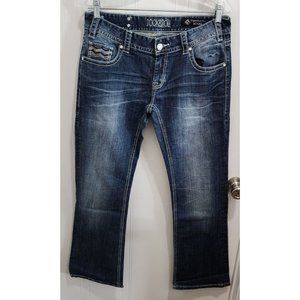 Rock and Roll Cowgirl Women's Original Low Rise Embroidered‎ Jeans Size 30x32